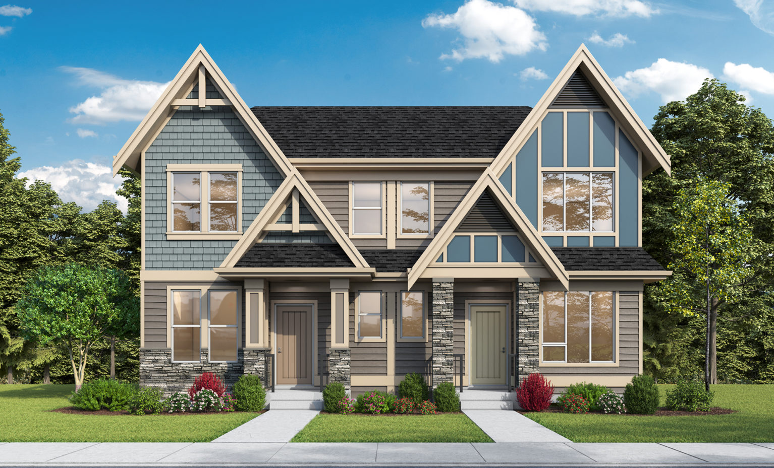 Westbrooke at Willoughby Row Homes Foxridge Homes