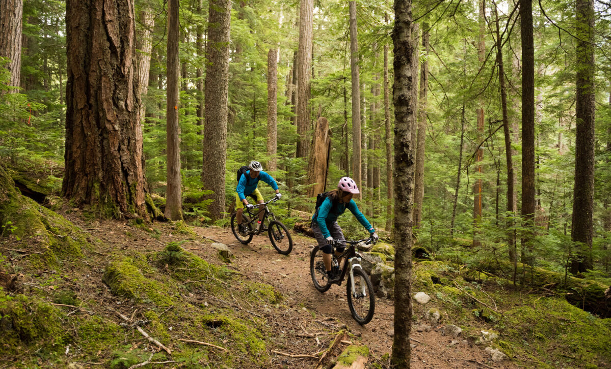 mountain biking burke moutain